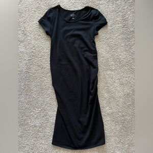 Black maternity dress